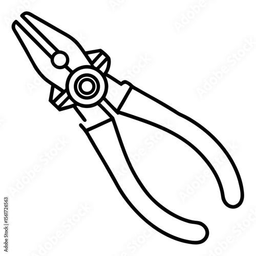Flat Grip Tool Vector Symbol