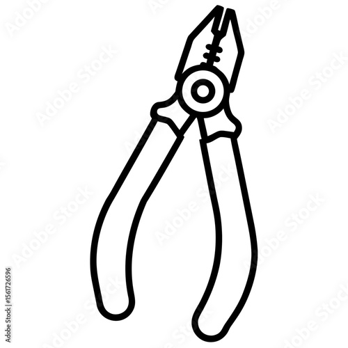 Flat Grip Tool Vector Symbol