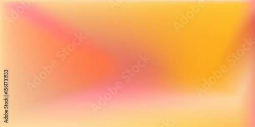 Gradient sunset background with warm transitions of orange, pink, peach and rose shades. Smooth and bright combination of colors.for summer theme design, branding and web design