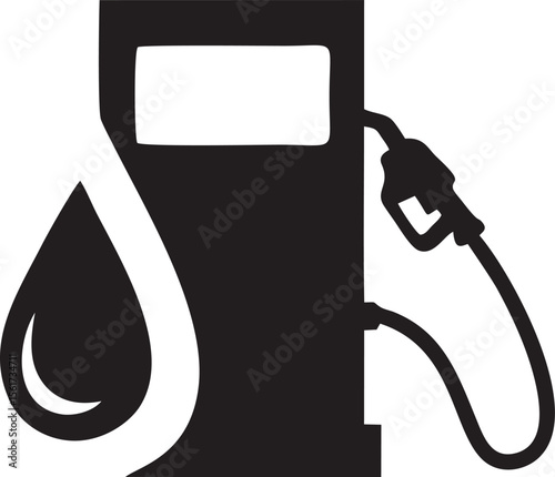 Gas Station Fuel Pump Icon