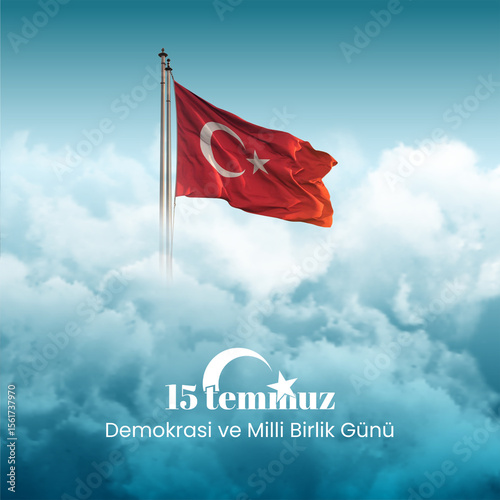 Foto 15 Temmuz Demokrasi ve Milli Birlik Günü - Translation 15 July Democracy and Nat