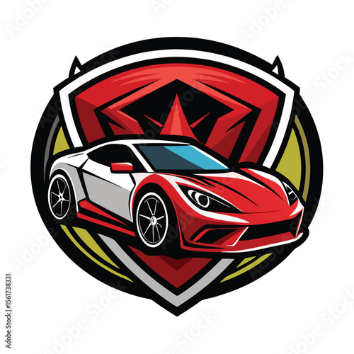 Sport Car Logo. Automotive, Car Showroom, Car Dealer Logo Design Vector