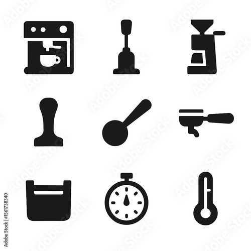 Barista Icon Set