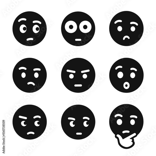 Curious Face Icons