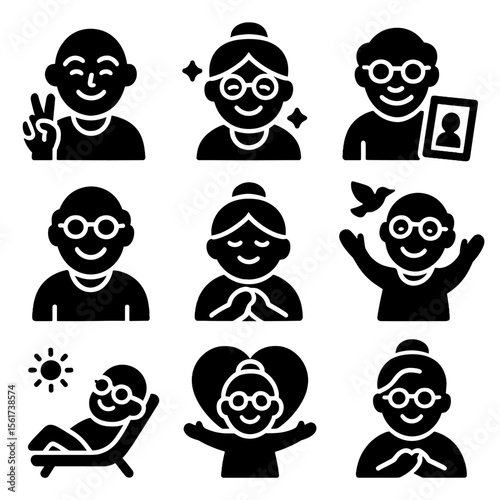 Retirement Icons Grid