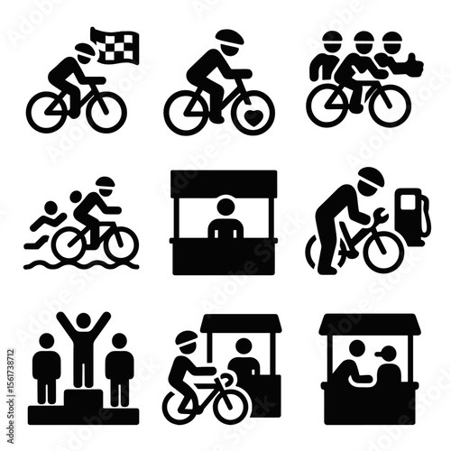 Cycling Event Icons