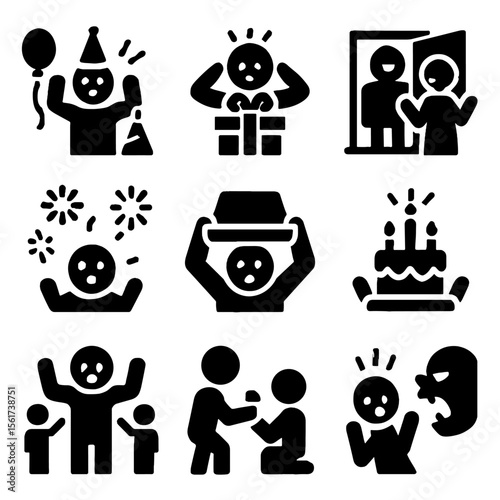 Surprise Icons Grid