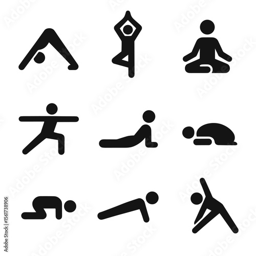Yoga Icon Grid
