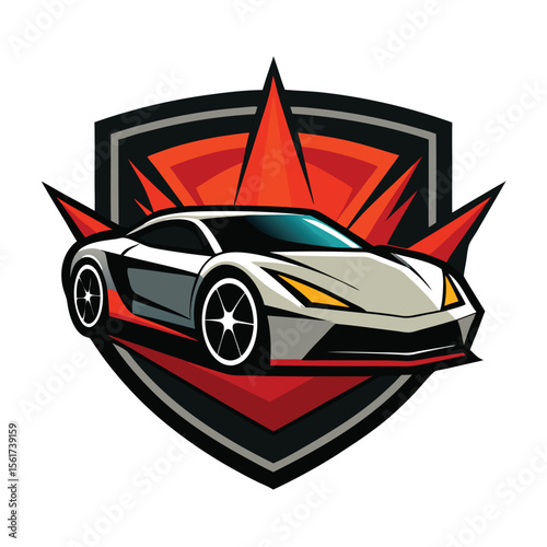 Sport Car Logo. Automotive, Car Showroom, Car Dealer Logo Design Vector
