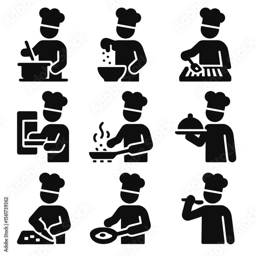 Chef Icons Grid