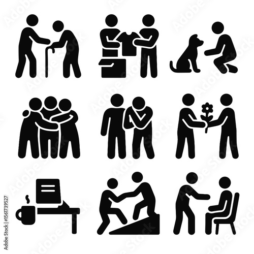 Kindness Icon Set