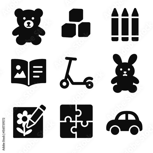 Childhood Icons Grid