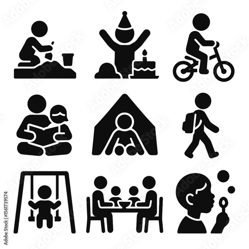 Childhood Moments Icons