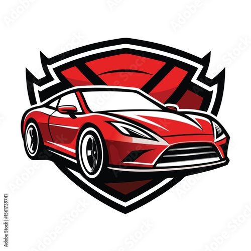 Sport Car Logo. Automotive, Car Showroom, Car Dealer Logo Design Vector
