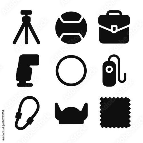 Camera Accessories Icons