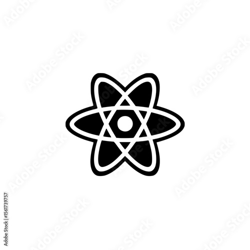 Silhouette pictogram set featuring symbols related to science, technology, and education for diverse applications