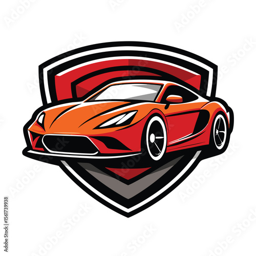 Sport Car Logo. Automotive, Car Showroom, Car Dealer Logo Design Vector