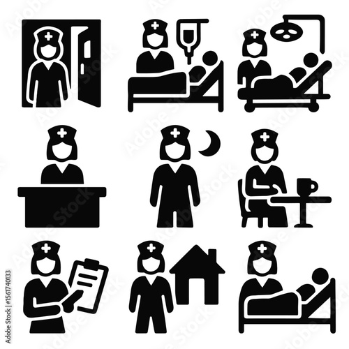 Nursing Icon Set