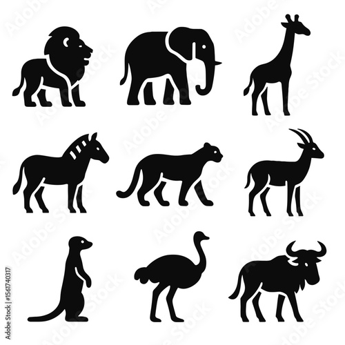 Savanna Animal Icons