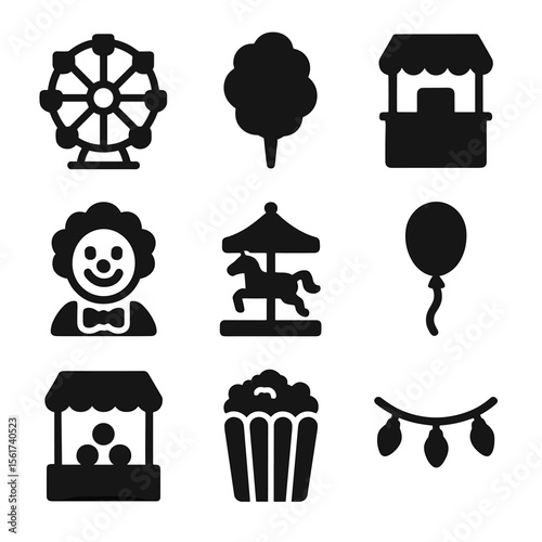 Carnival Icons Grid