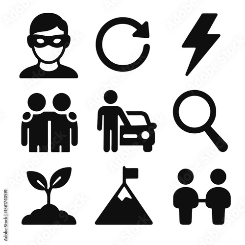Teen Icons Grid