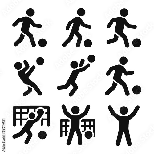 Soccer Actions Icons