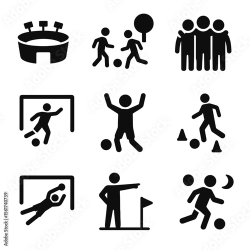 Soccer Icons Set