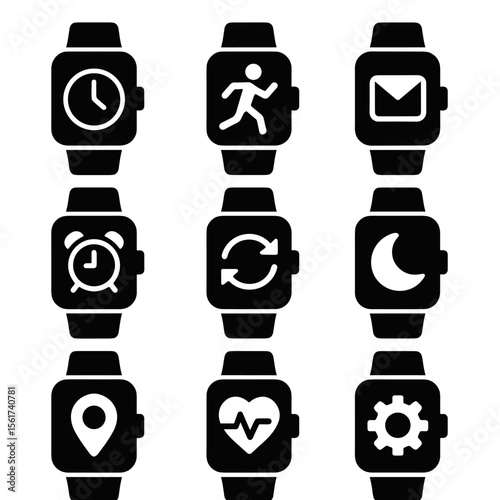 Smartwatch Activity Icons