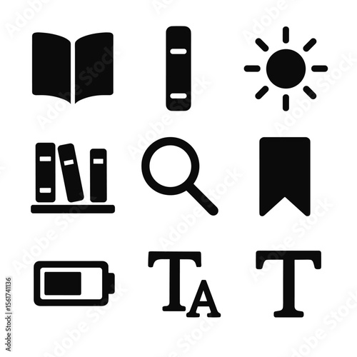 E-Book Icon Set