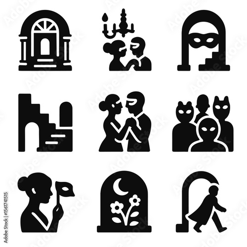 Masquerade Icon Set