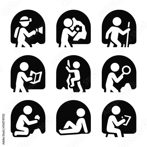 Cave Activities Icons