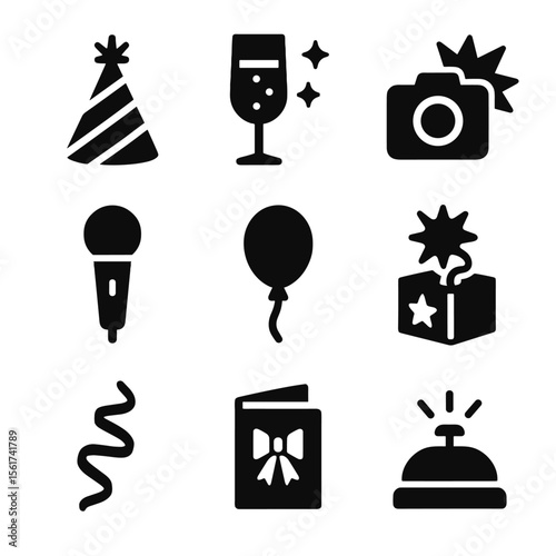 Excitement Icons Grid