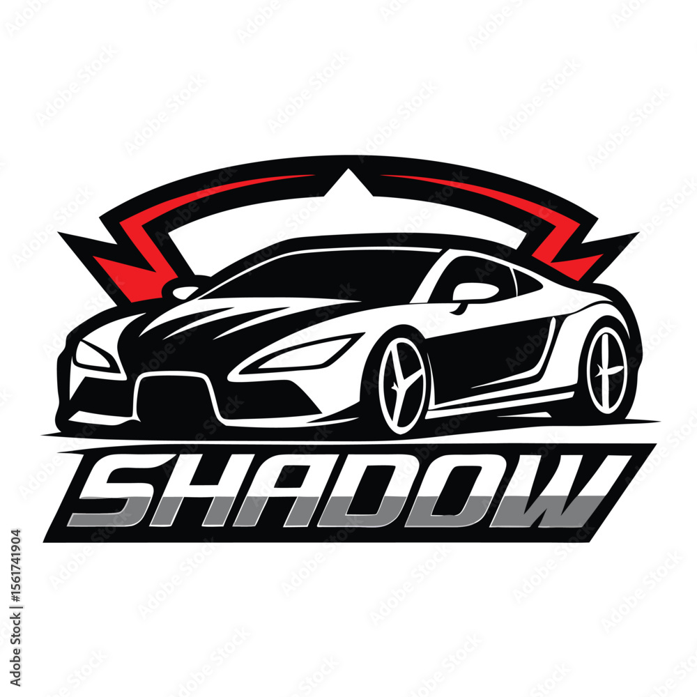 Fototapeta premium Sport Car Logo. Automotive, Car Showroom, Car Dealer Logo Design Vector