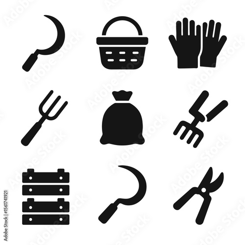 Harvest Tools Icons