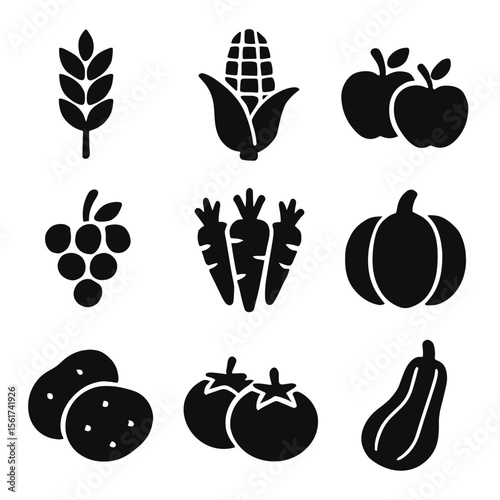 Harvest Icons Grid