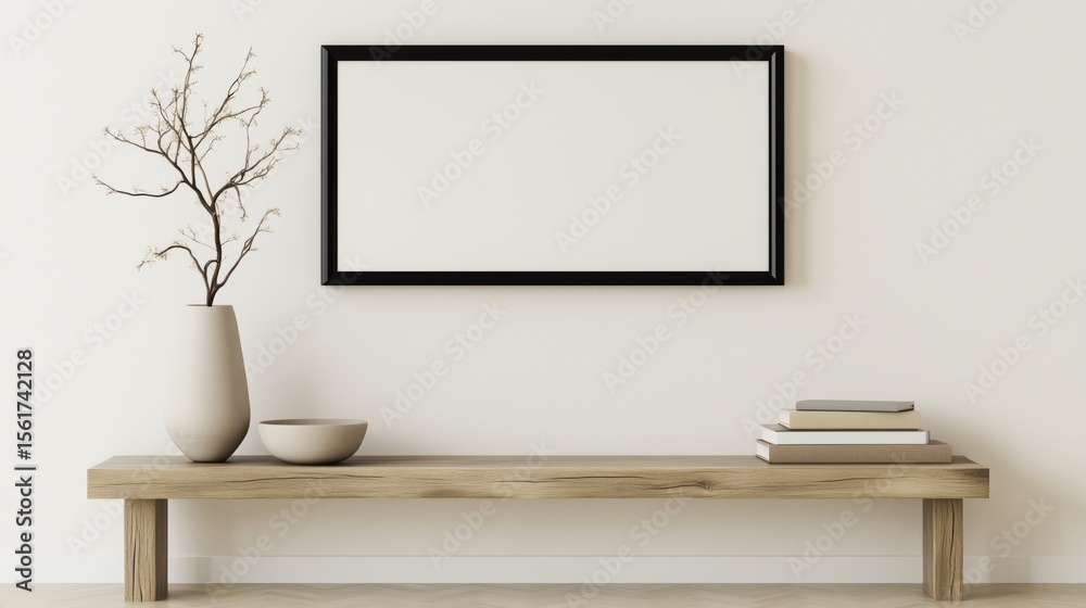 Fototapeta premium a long horizontal picture frame 