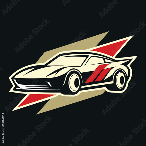 Sport Car Logo. Automotive, Car Showroom, Car Dealer Logo Design Vector