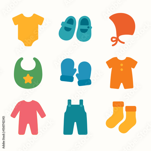 Toddler Clothing Icons