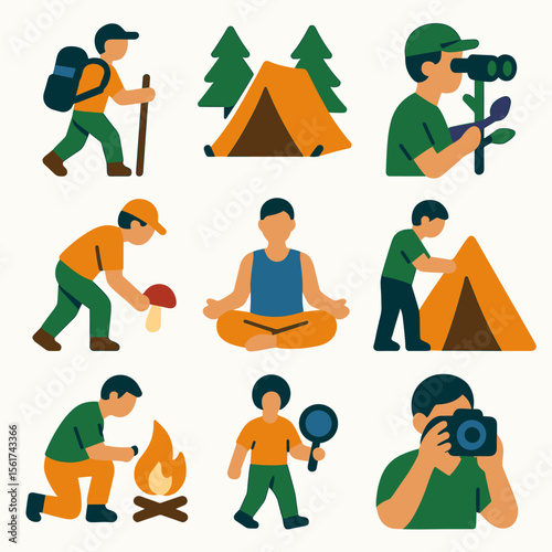 Colorful Forest Icons
