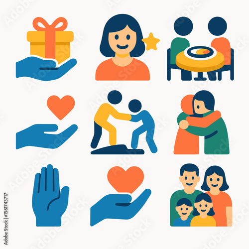 Gratitude Icons Grid