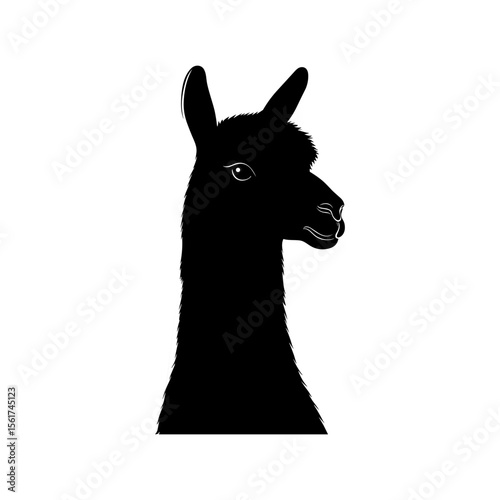 Alpaca Vector Silhoette