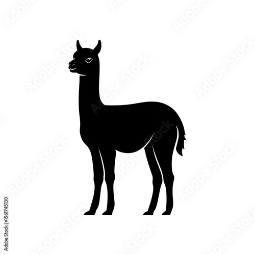 Alpaca Vector Silhoette
