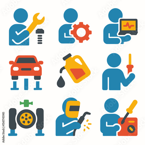 Mechanic Action Icons