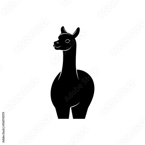 Alpaca Vector Silhoette
