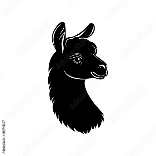 Alpaca Vector Silhoette