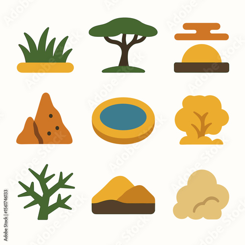 Savanna Icon Set