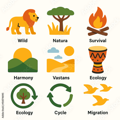 Savanna Icon Set