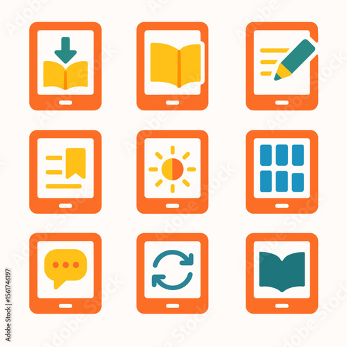 E-Reader Activity Icons