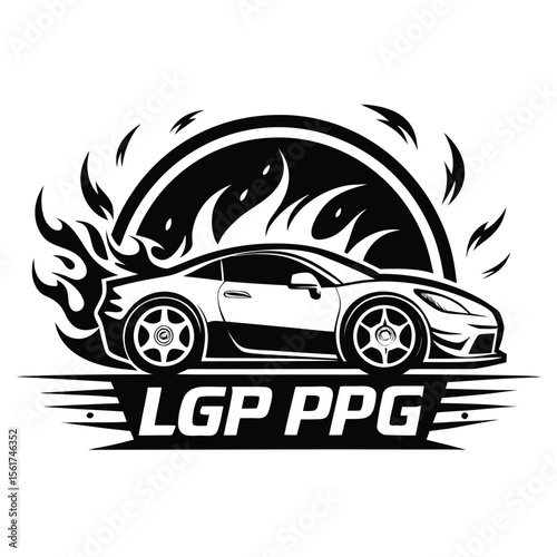 Sport Car Logo. Automotive, Car Showroom, Car Dealer Logo Design Vector