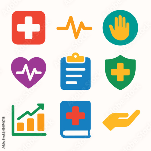 Colorful Medical Icons